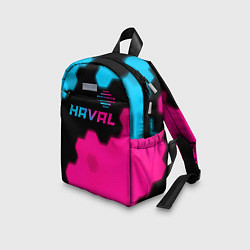 Детский рюкзак Haval - neon gradient: символ сверху, цвет: 3D-принт — фото 2