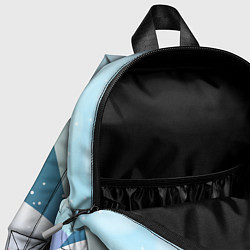 Детский рюкзак Зимние горы - минимализм, цвет: 3D-принт — фото 2