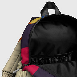 Детский рюкзак Геометрические разноцветные фигyры, цвет: 3D-принт — фото 2