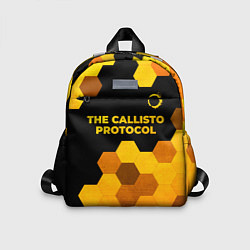Детский рюкзак The Callisto Protocol - gold gradient: символ свер