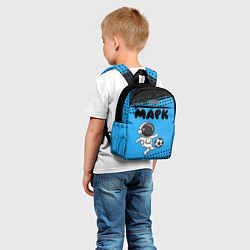 Детский рюкзак Марк космонавт футболист, цвет: 3D-принт — фото 2