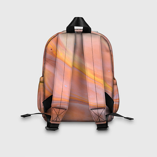 Детский рюкзак Оранжевая река и краски / 3D-принт – фото 2
