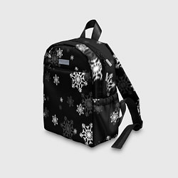 Детский рюкзак Новогодние снежинки, цвет: 3D-принт — фото 2