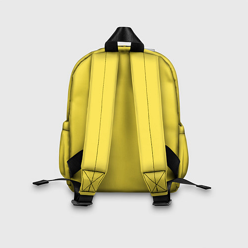 Детский рюкзак Бакуго Кацуки - желтый фон / 3D-принт – фото 2