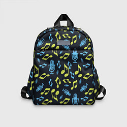 Детский рюкзак Микрофон и ноты