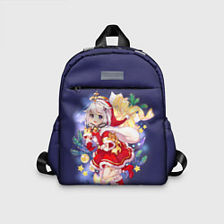 Детский рюкзак Новогодняя Паймон - Genshin impact, цвет: 3D-принт