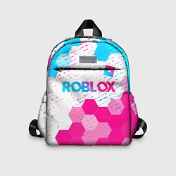 Детский рюкзак Roblox neon gradient style: символ сверху, цвет: 3D-принт