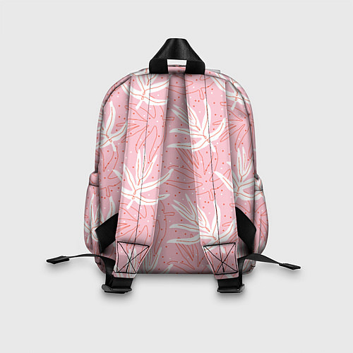 Детский рюкзак Листья экзотические скетч / 3D-принт – фото 2