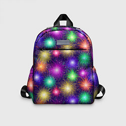 Детский рюкзак Праздничный салют - фейерверк, цвет: 3D-принт