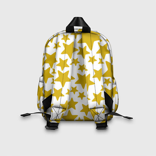 Детский рюкзак Жёлтые звезды / 3D-принт – фото 2