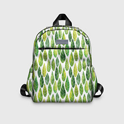 Детский рюкзак Акварельные листья, цвет: 3D-принт