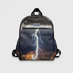 Детский рюкзак Мощная молния в горах