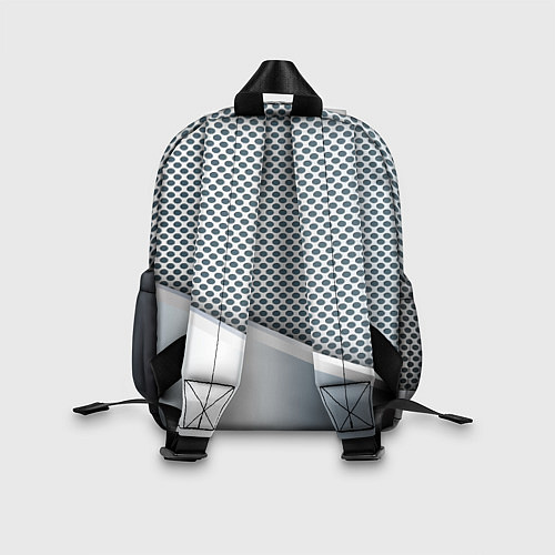 Детский рюкзак Текстура объёмного металла / 3D-принт – фото 2