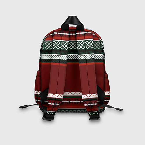 Детский рюкзак FIRM как красный свитер из 90х / 3D-принт – фото 2