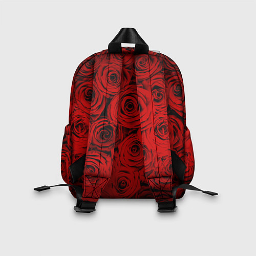Детский рюкзак Красный розы / 3D-принт – фото 2