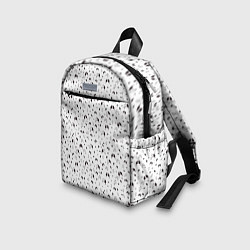Детский рюкзак Кошки черно-белый паттерн, цвет: 3D-принт — фото 2