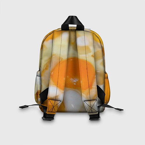 Детский рюкзак Яичница с салом / 3D-принт – фото 2