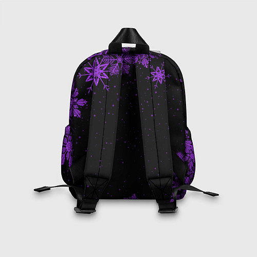 Детский рюкзак Новогодняя Надежда на темном фоне / 3D-принт – фото 2