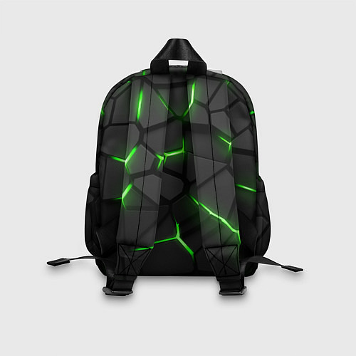 Детский рюкзак Green neon steel / 3D-принт – фото 2