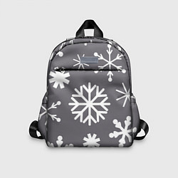 Детский рюкзак Snow in grey, цвет: 3D-принт