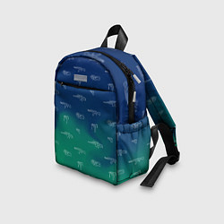 Детский рюкзак Стволы автоматы паттерн, цвет: 3D-принт — фото 2