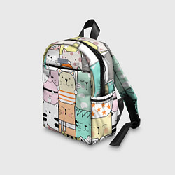 Детский рюкзак Котики и кошечки, цвет: 3D-принт — фото 2