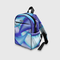 Детский рюкзак Синие разводы, цвет: 3D-принт — фото 2