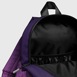 Детский рюкзак Пурпурный-лиловый градиент, цвет: 3D-принт — фото 2