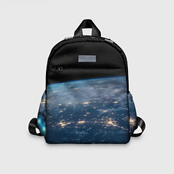 Детский рюкзак Планета, космос и огни, цвет: 3D-принт