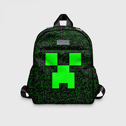 Детский рюкзак Minecraft green squares