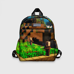 Детский рюкзак Minecraft ферма, цвет: 3D-принт