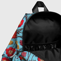 Детский рюкзак Эффект вышивки маки, цвет: 3D-принт — фото 2