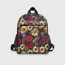 Детский рюкзак Эффект цветочной вышивки