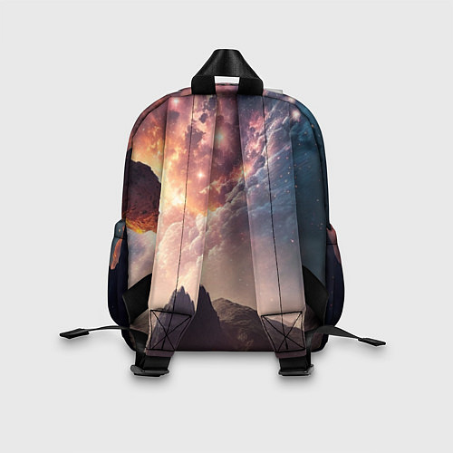 Детский рюкзак Млечный Путь, как небесное творение над ландшафтом / 3D-принт – фото 2