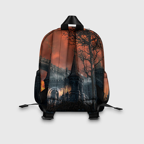 Детский рюкзак Bloodborne пейзаж / 3D-принт – фото 2