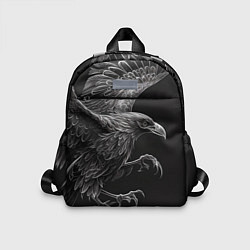 Детский рюкзак Черно-белый ворон