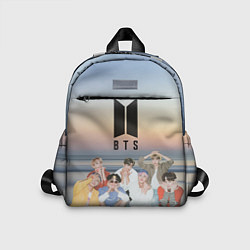 Детский рюкзак BTS sunset, цвет: 3D-принт