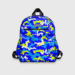 Детский рюкзак Камуфляж яркое лето, цвет: 3D-принт
