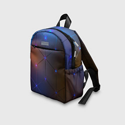 Детский рюкзак Космические треугольники, цвет: 3D-принт — фото 2