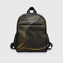 Детский рюкзак Фон с золотыми линиями, цвет: 3D-принт