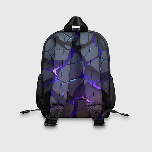 Детский рюкзак Светящаяся неоновая лава / 3D-принт – фото 2