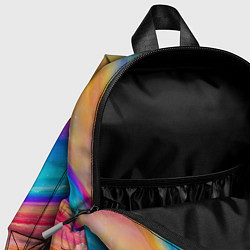Детский рюкзак Кот в космическом скафандре - нейросеть, цвет: 3D-принт — фото 2