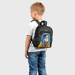 Детский рюкзак Билли Айлиш в мультяшном стиле, цвет: 3D-принт — фото 2