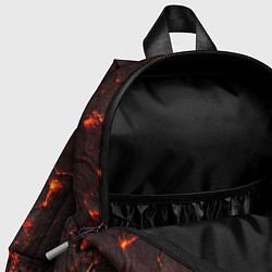 Детский рюкзак Беннетт на фоне раскаленной лавы, цвет: 3D-принт — фото 2