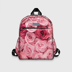 Детский рюкзак Чайная пыльная роза - нежно розовый цветок