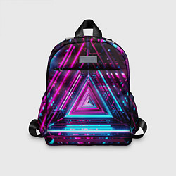 Детский рюкзак Неоновые линии, цвет: 3D-принт