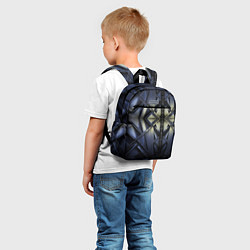 Детский рюкзак Металлический калейдоскоп, цвет: 3D-принт — фото 2