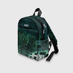 Детский рюкзак Техно-металлическая конструкция, цвет: 3D-принт — фото 2
