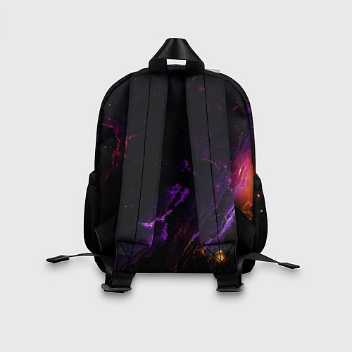 Детский рюкзак Неоновое пространство космоса / 3D-принт – фото 2