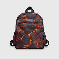 Детский рюкзак Каменная лава, цвет: 3D-принт